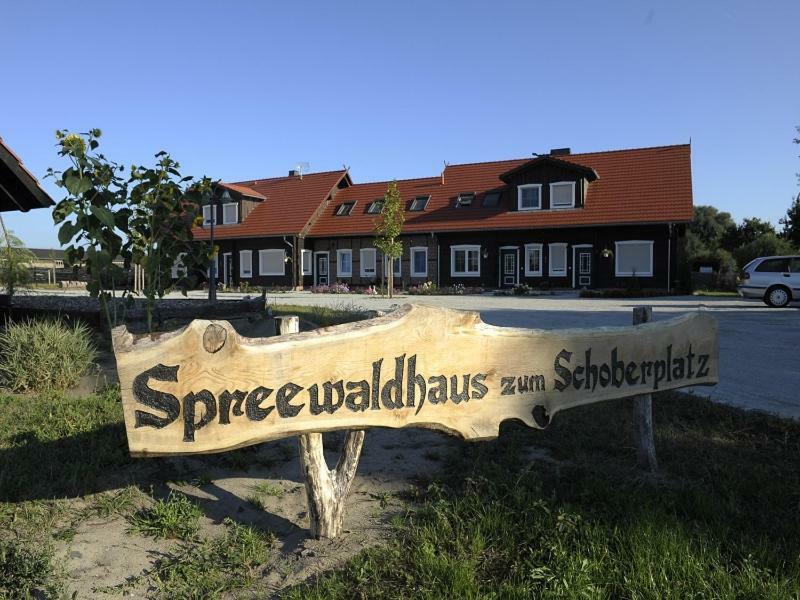 Spreewaldhaus Zum Schoberplatz Apartment Lübben Exterior foto